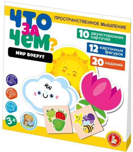Игра развивающая - Что за чем? Мир вокруг