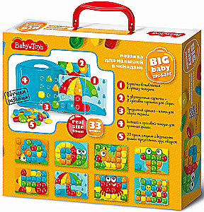 Mosaic for Toddlers in a Suitcase Crab