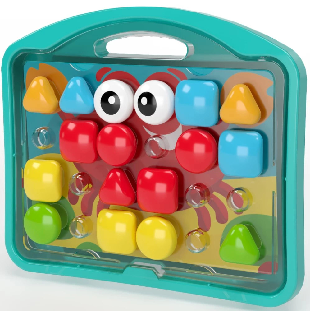 Mosaic for Toddlers in a Suitcase Crab