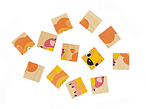 Wooden Puzzle for Toddlers Lion Cub. 12 Pieces