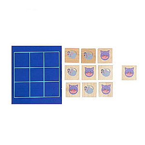 Tic-Tac-Toe Board Game. Cats and Mice