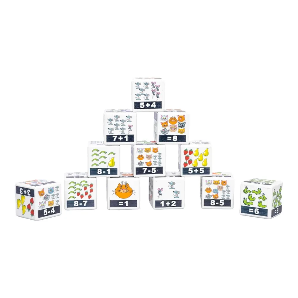 Arithmetic Cubes. Addition and Subtraction