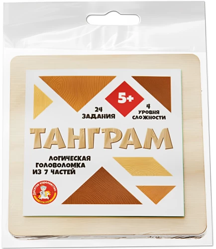 Игра головоломка деревянная - Танграм