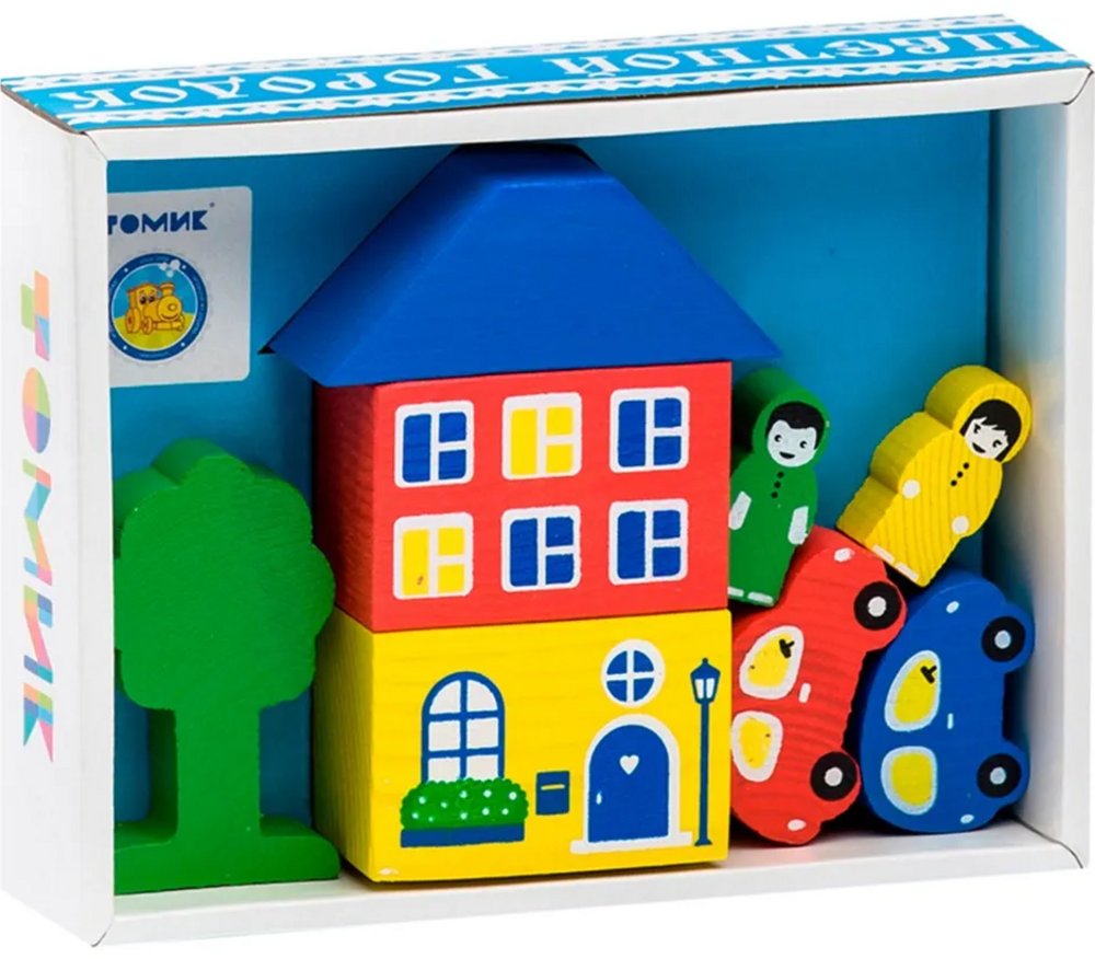 Constructor Colorful Town. Blue