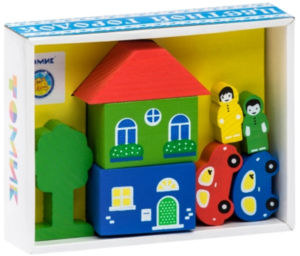 Constructor Colorful Town. Yellow