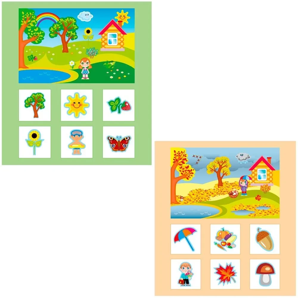 Wooden Lotto Seasons