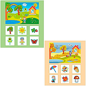 Wooden Lotto Seasons