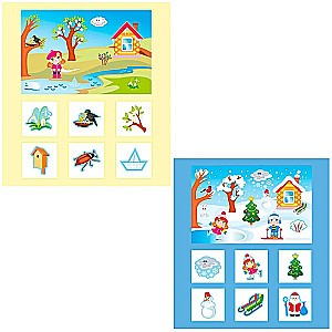 Wooden Lotto Seasons