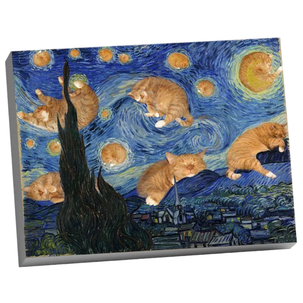 Painting by numbers Molly (40x50) Fluffy Night