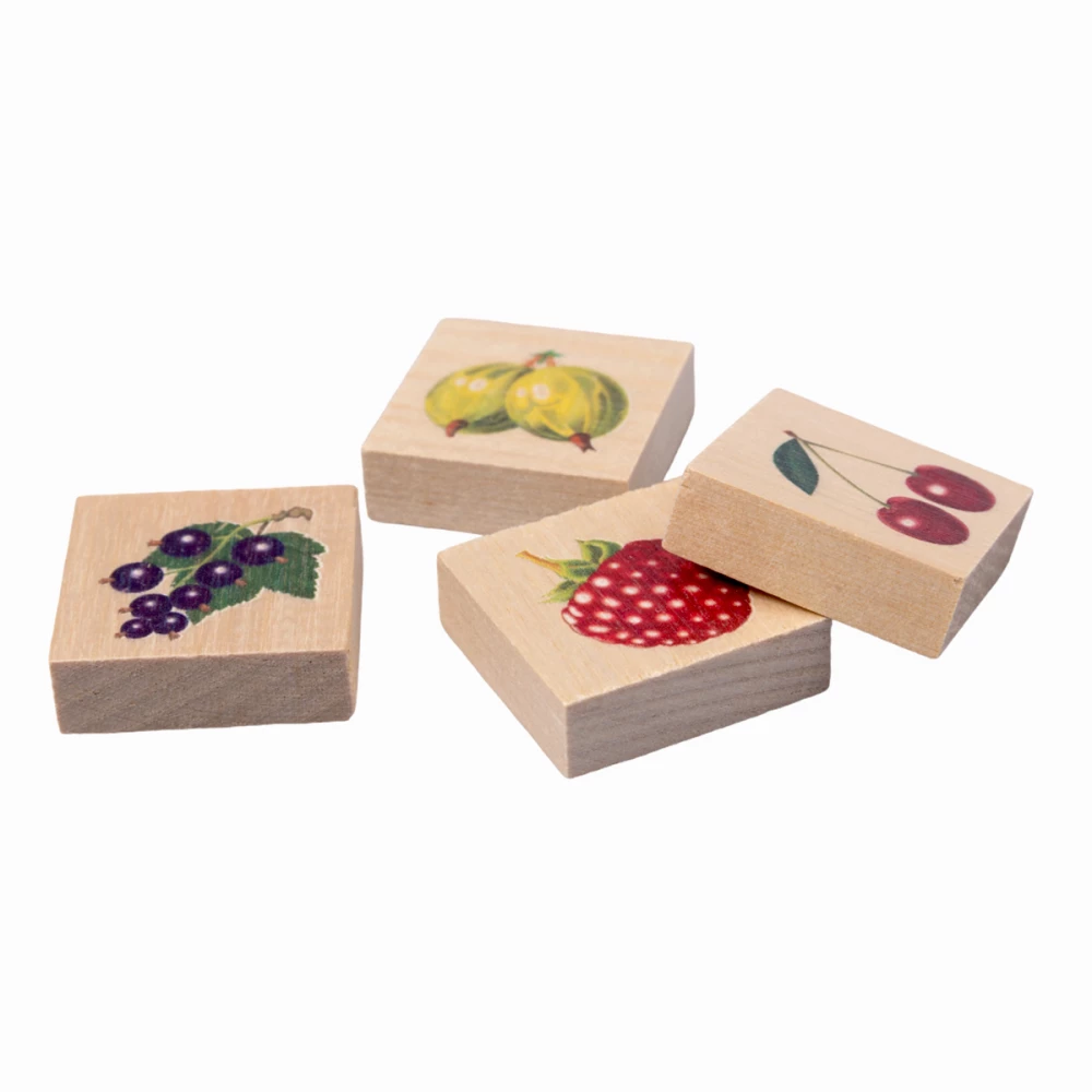 Wooden Lotto Vegetables and Fruits