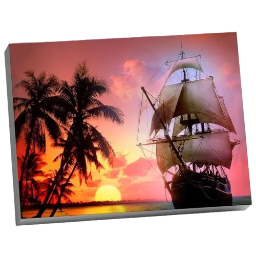 Molly Paint by Numbers (40×50) Pirate Ship