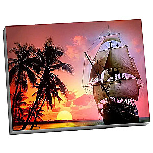 Molly Paint by Numbers (40×50) Pirate Ship