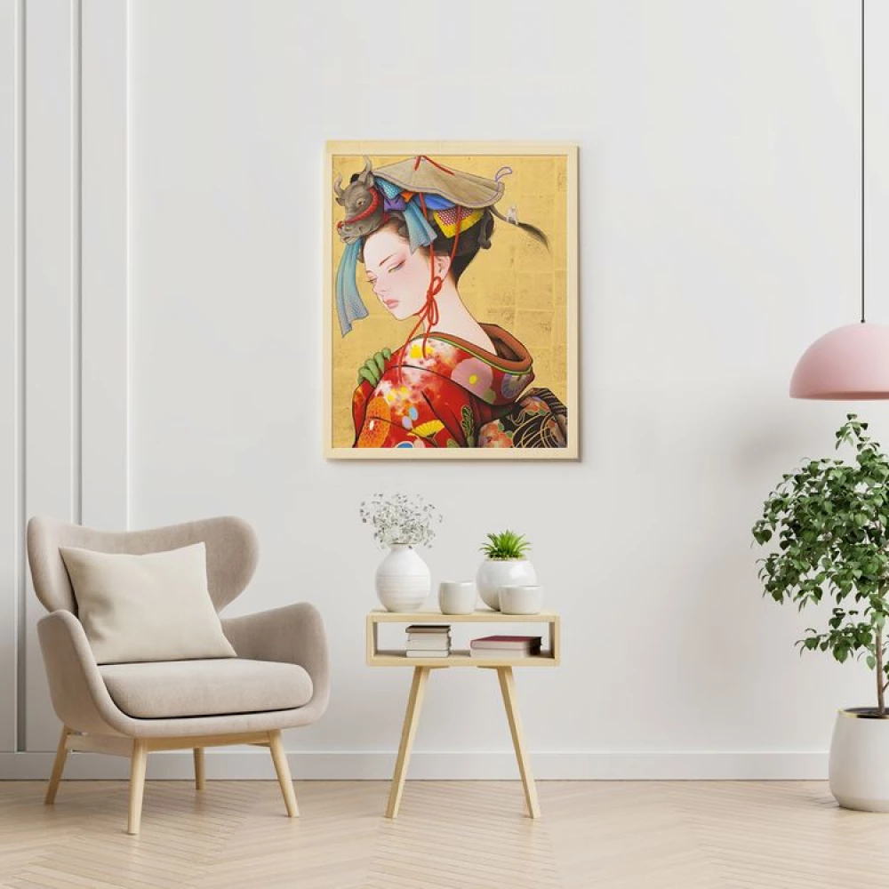 Painting by numbers Molly (40x50) Japanese demon Oni