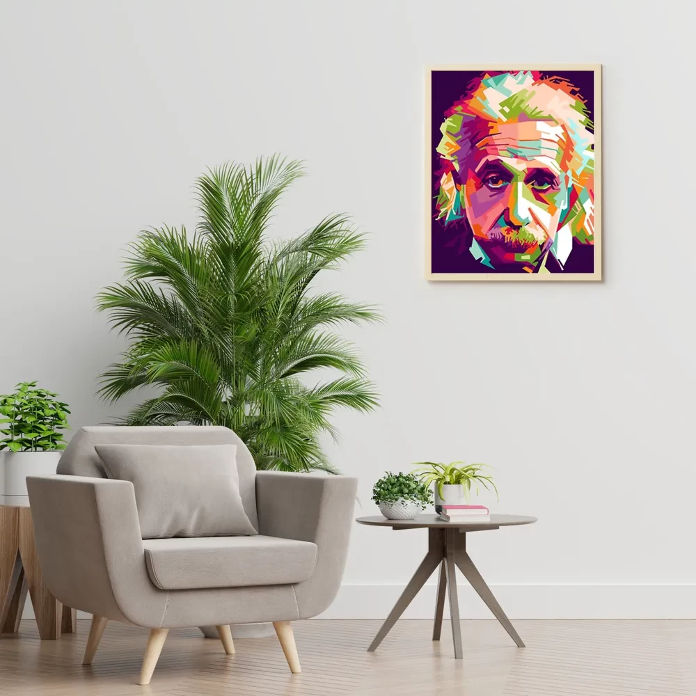 Numbered Painting Molly (40x50) Albert Einstein