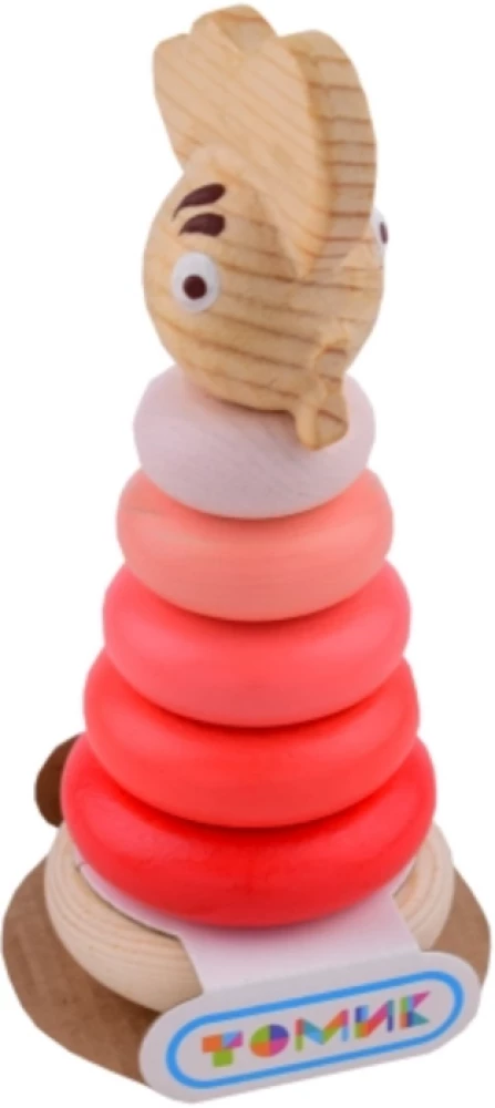 Educational Set Pyramid. Rooster