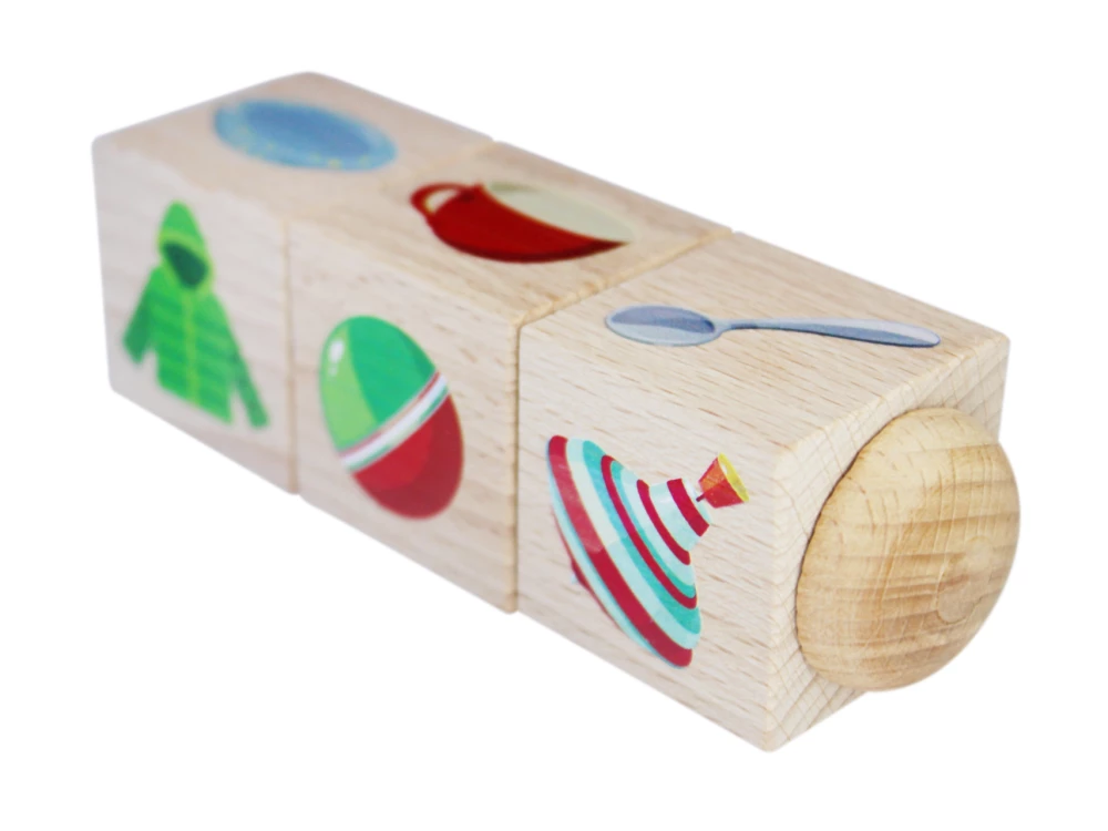Wooden cubes on the axis Generalization