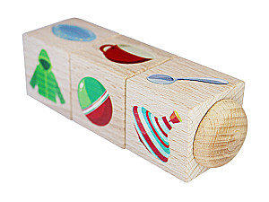 Wooden cubes on the axis Generalization