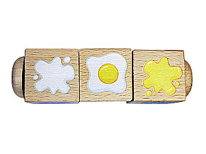 Wooden Cubes on an Axis Color Matching