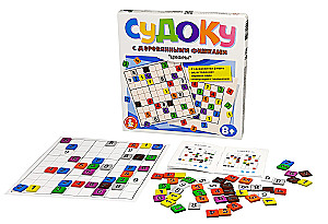 Sudoku ar koka figūrām - Divi vienā, cipari