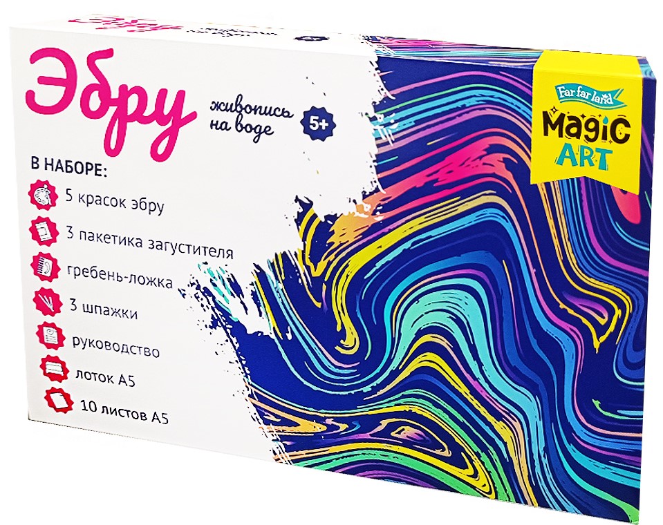 Zestaw do rysowania na wodzie - Ebru