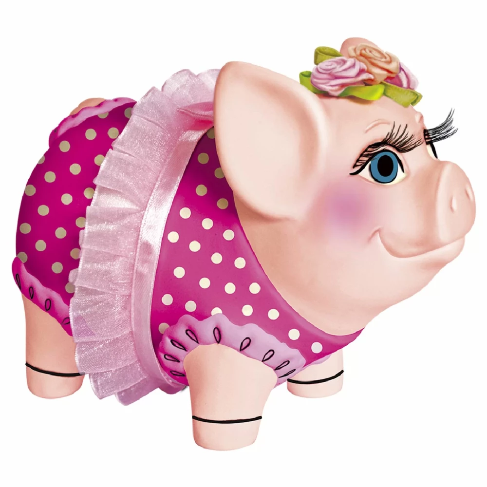 Creative Set Piggy Bank-Gift. Pig-The Beauty