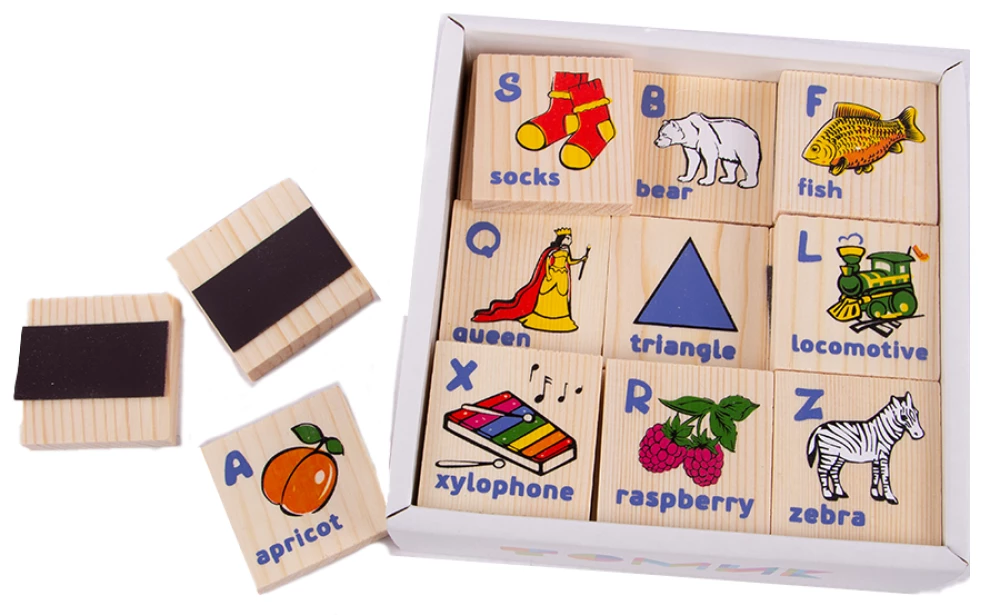 Magnetic Wooden Set English Alphabet
