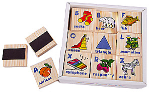 Magnetic Wooden Set English Alphabet