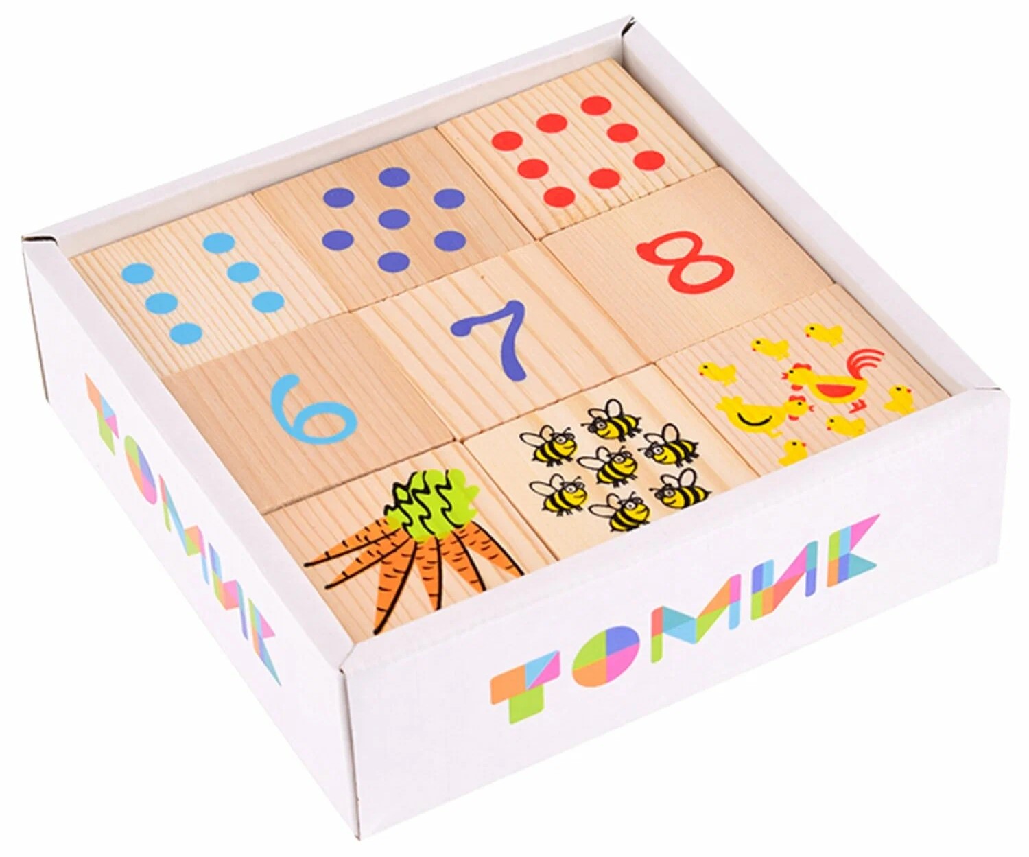 Mācību komplekts uz magnētiem Cipari