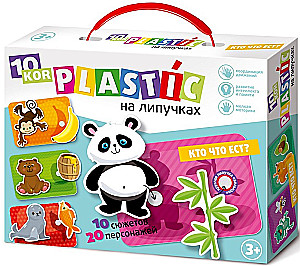 Plastic with Velcro Who Eats What?