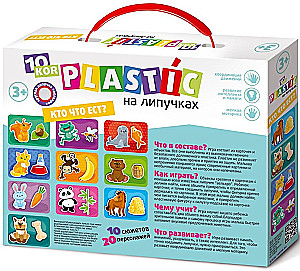 Plastic with Velcro Who Eats What?