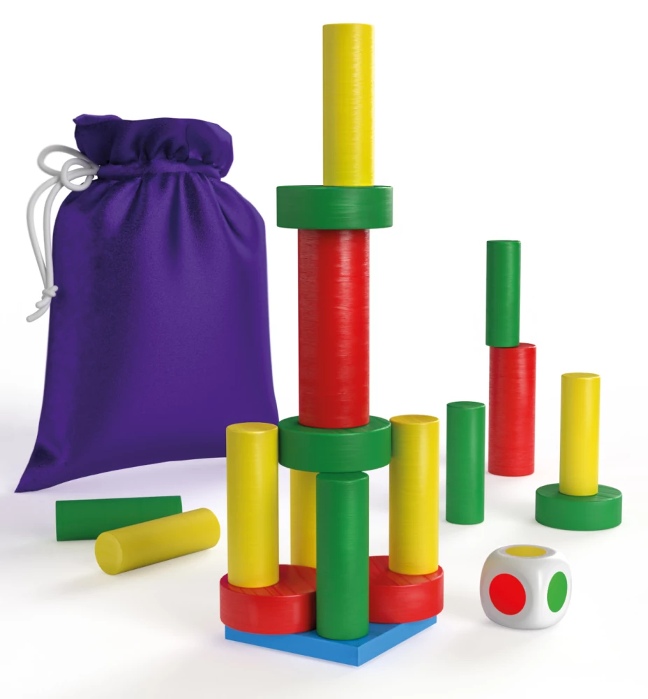 Tabletop game for children Build the tower