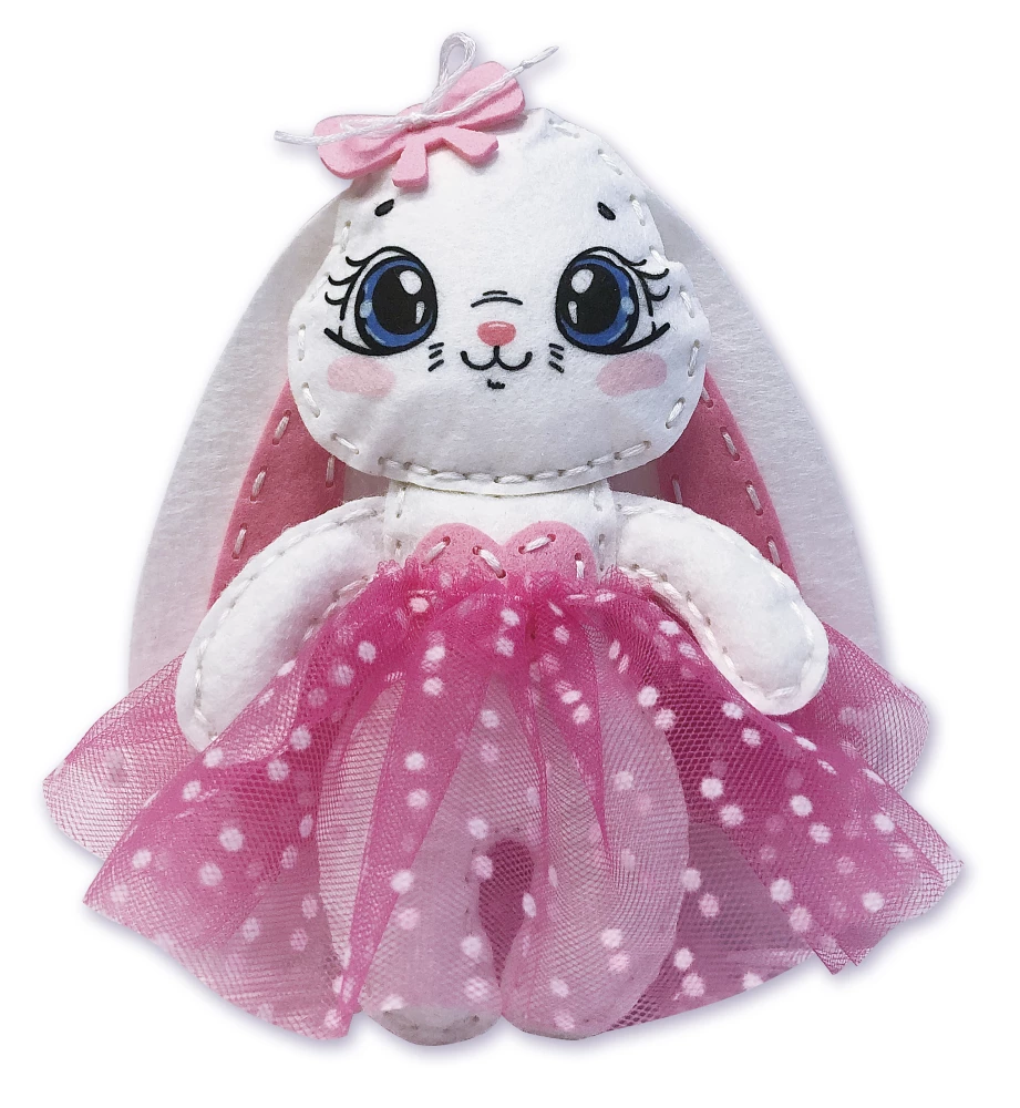 Felt Soft Toy Bunny DIY