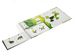 Magnetyczna gra-zagadka Tangram. Listek