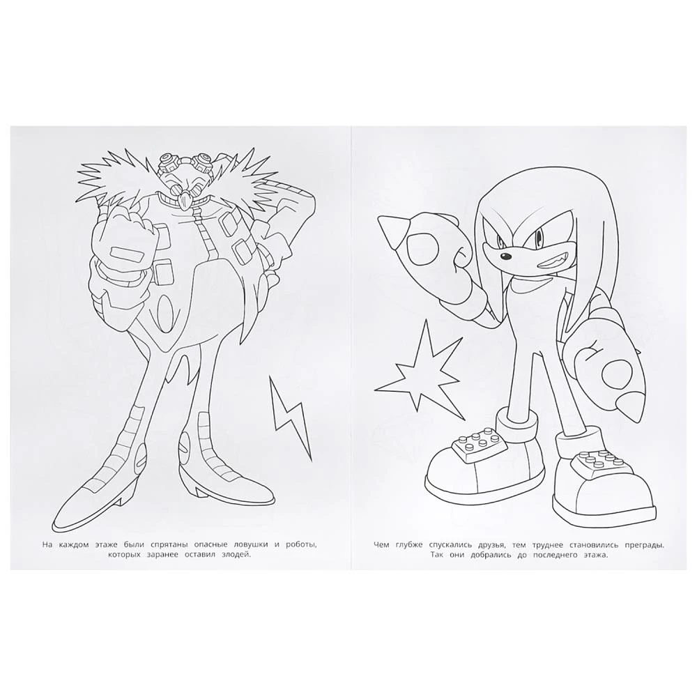 Super Hedgehog. Coloring Book