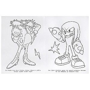 Super Hedgehog. Coloring Book