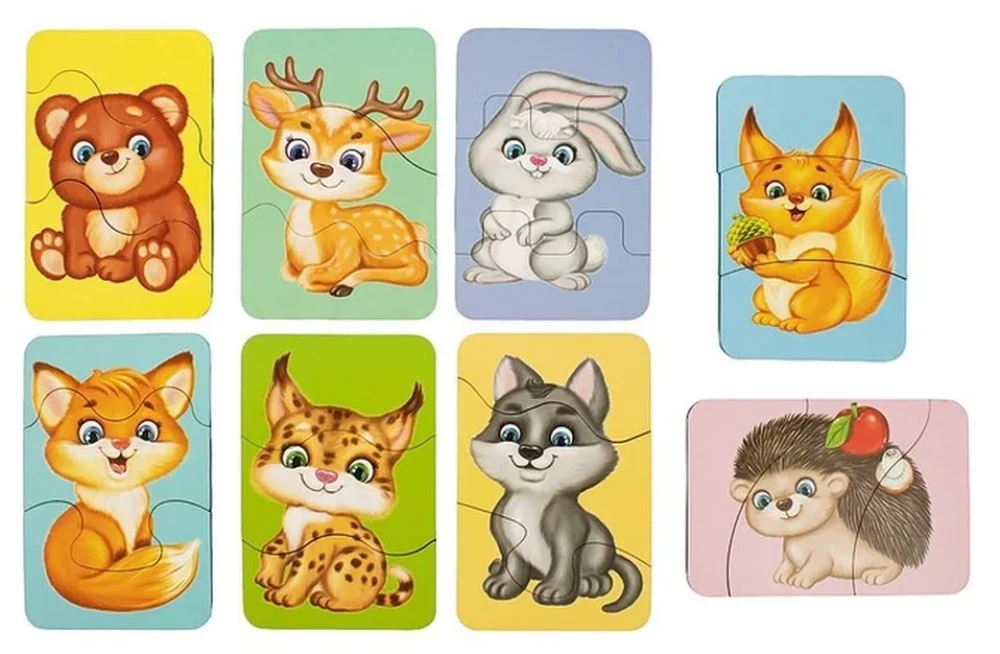 Wooden Puzzles Forest Dwellers