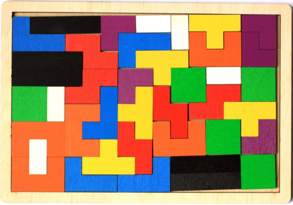 Wooden Puzzle TetrisWood