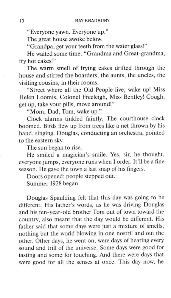 Dandelion Wine. A Reading Book in English. Level B1