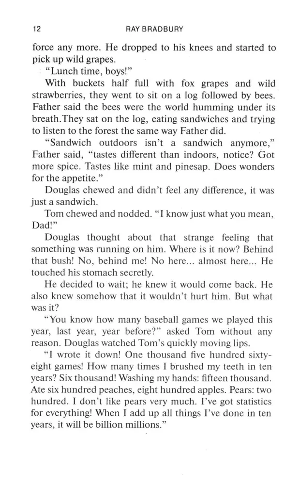 Dandelion Wine. A Reading Book in English. Level B1