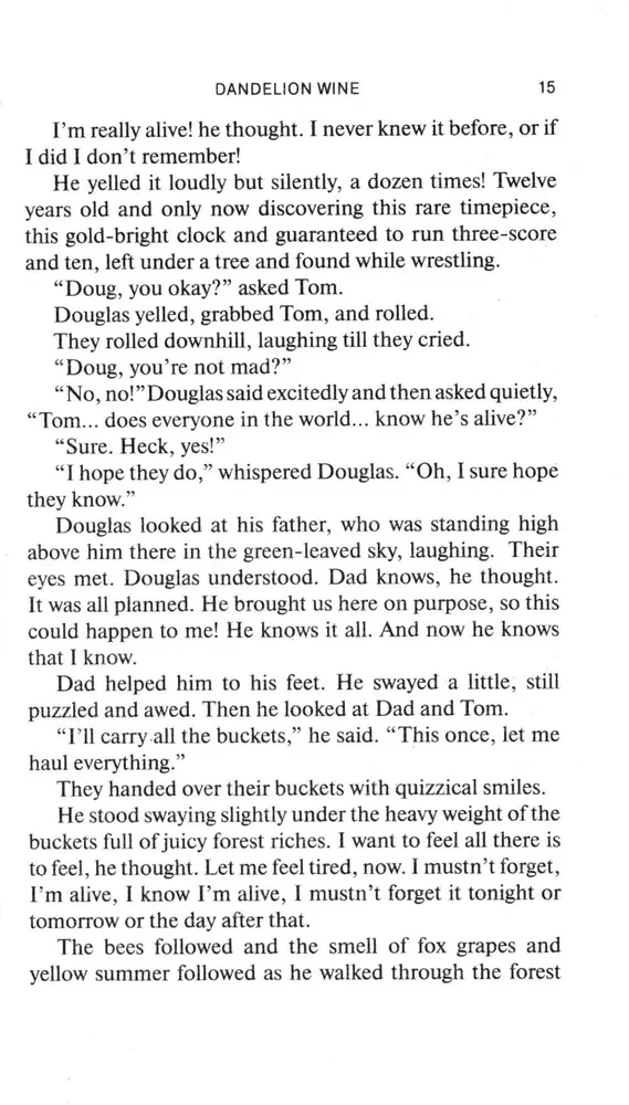 Dandelion Wine. A Reading Book in English. Level B1