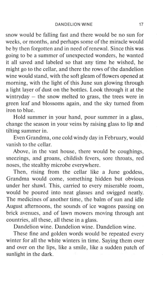 Dandelion Wine. A Reading Book in English. Level B1