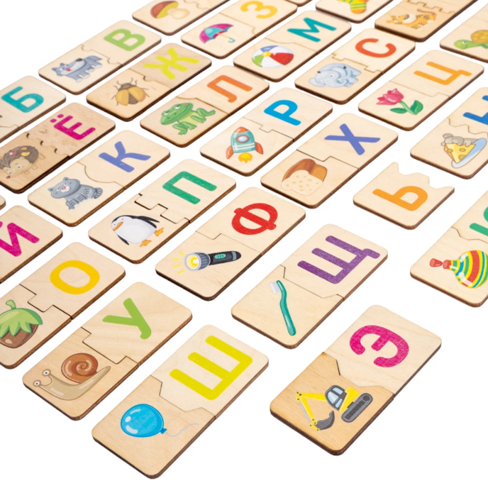 Wooden Puzzle Alphabet-Train