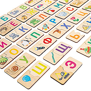 Wooden Puzzle Alphabet-Train