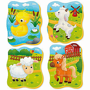ElBasco Kids. Мягкий пазл Ферма