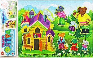 Felt Creative Set with Velcro Theater. Teremok
