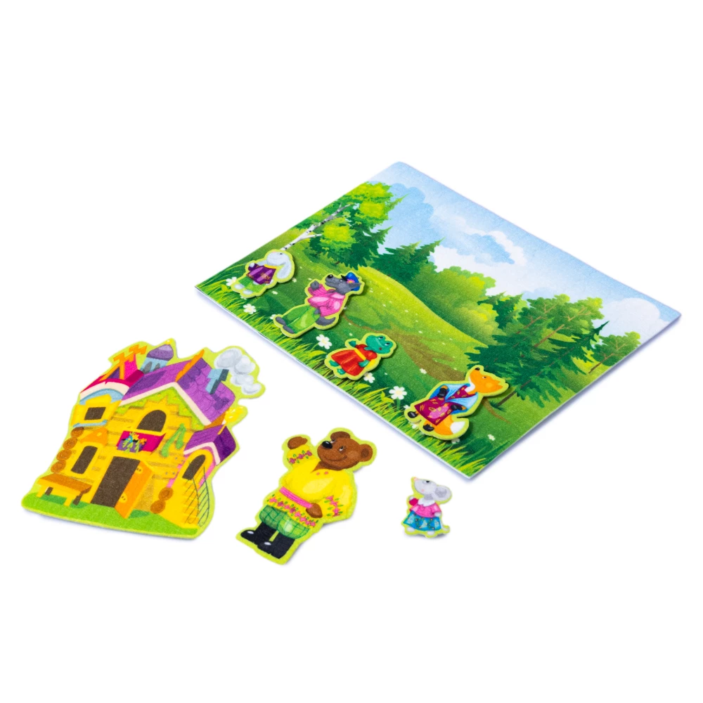 Felt Creative Set with Velcro Theater. Teremok