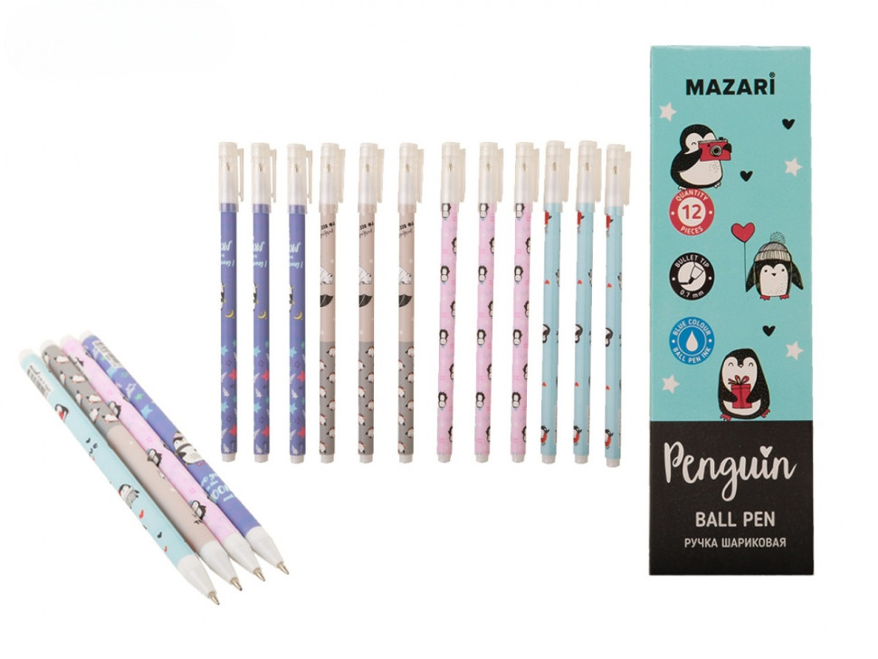 PEN GUIN, sinine, 0.7 mm