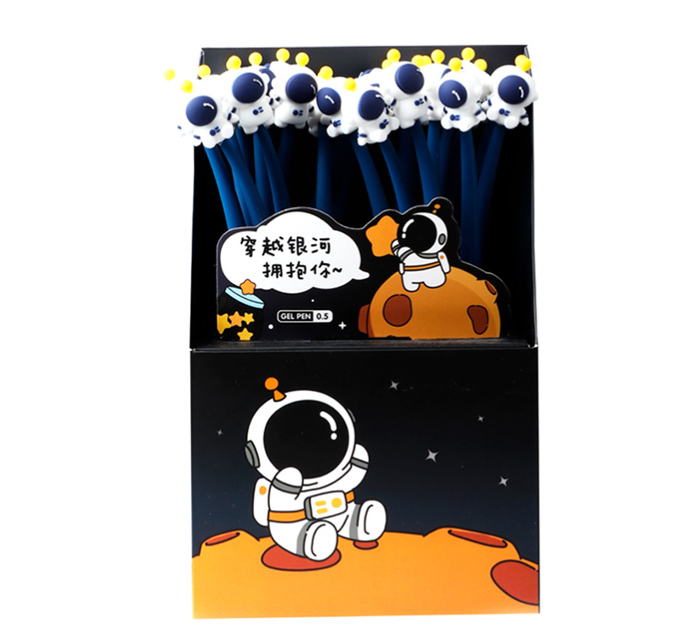 Długopis żelowy 0,5 mm Space 2, niebieski