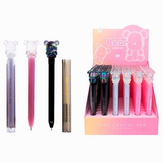 Długopis żelowy 0,5 mm BEAR, niebieski