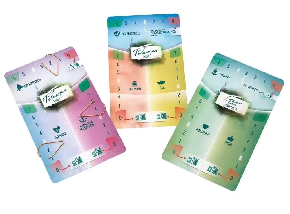 Board Game Robinson. Twists of Fate